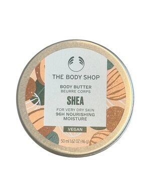 The Body Shop Shea Body Butter - Cream, Beige, Green Accents